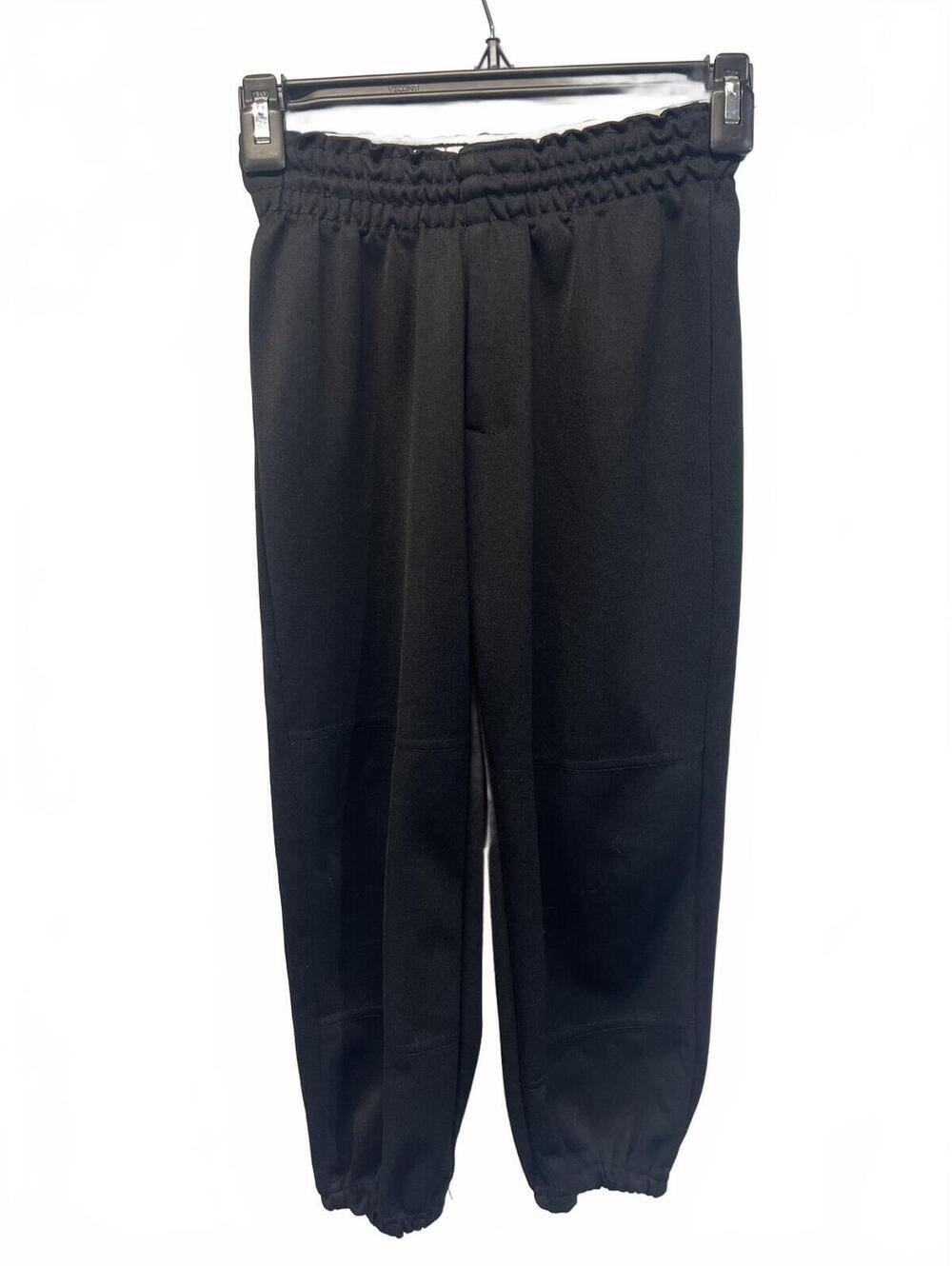Champion Baseball Pants Size M Youth Black Jogger Style, Tee Ball, Softball